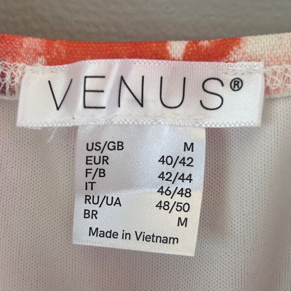 VENUS Y2K Babydoll Sheer Mesh Asymmetric Fairy Cami Coquette Tie Dye Boho Size M - Picture 2 of 12